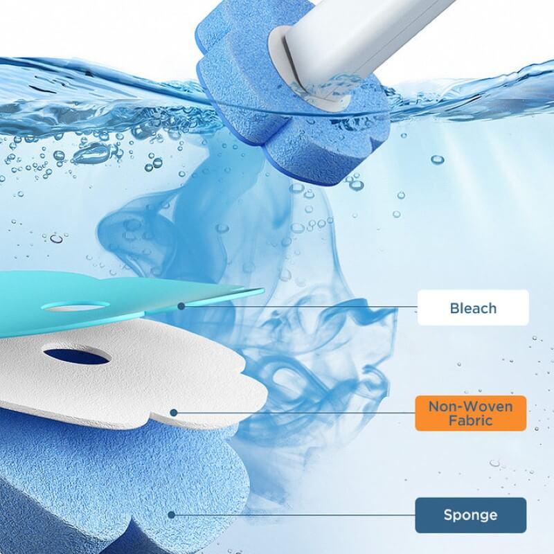 Escovas de Limpeza Sanitária + 12 Refis Grátis