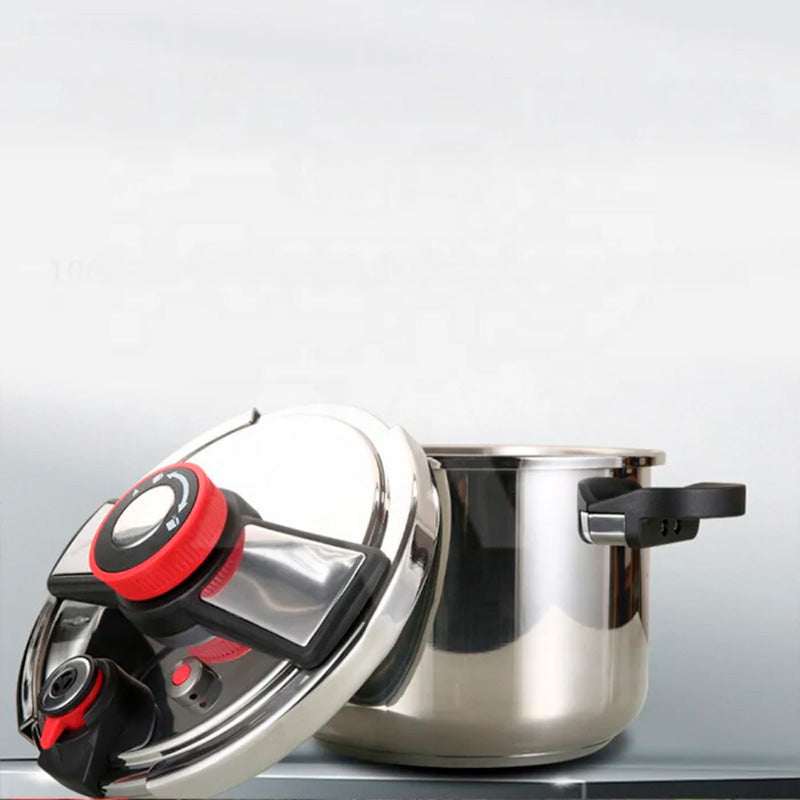 [Leve 2 Pague 1] Panela de Pressão Aço Inoxidável - À Prova De Explosões + BRINDE: Kit Utensílios