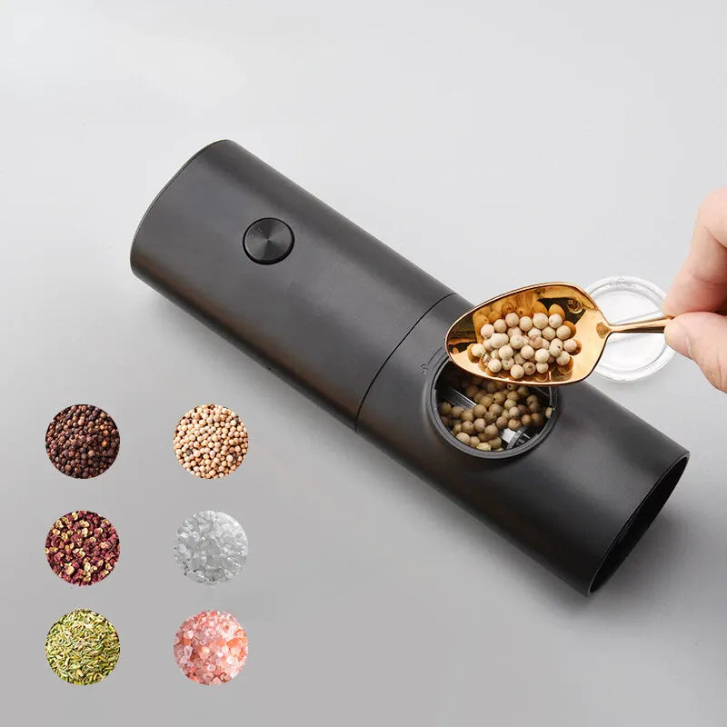 [Compre 1, Leve 2] Moedor LED - Moedor de sal, Pimenta e Condimentos